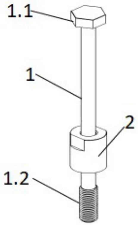 电缆测井牵引器用承压环拆卸工装的制作方法