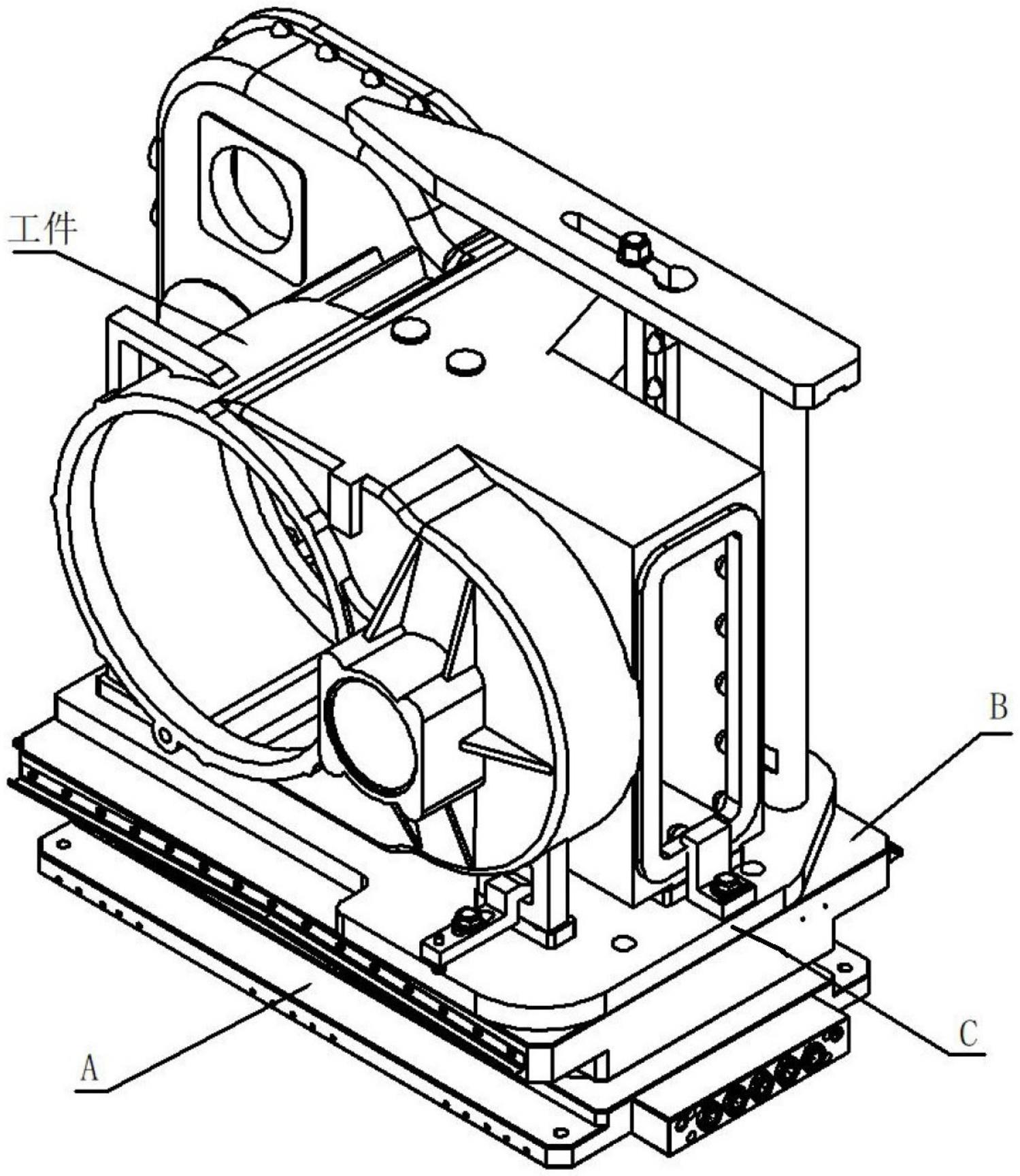 一种适用于箱体柔性自动化线加工的夹具的制作方法