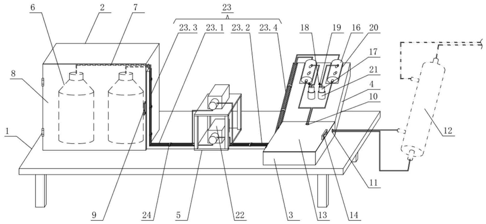 中空纤维细胞培养系统原料补给装置的制作方法