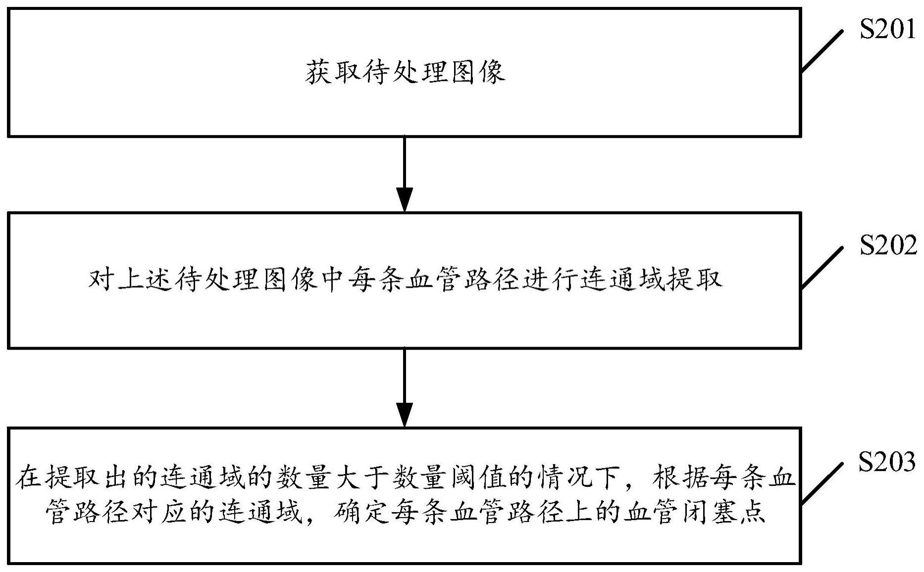 一种血管闭塞点确定方法、装置、设备及存储介质与流程