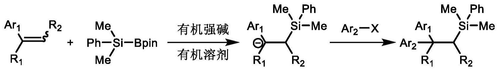 一种烯烃化合物的选择性硅基-芳基化方法与流程