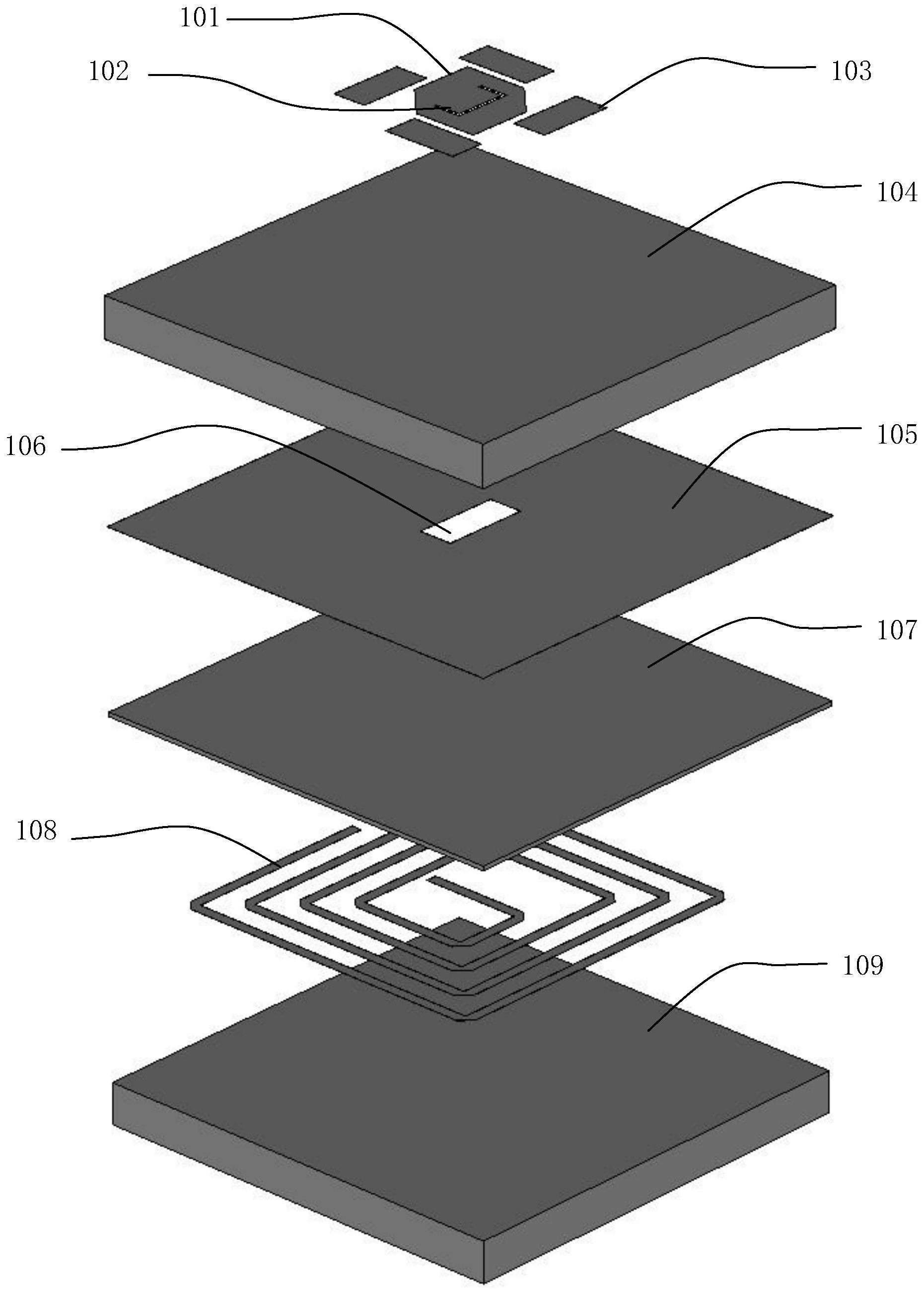 一种Ka频段宽带圆极化液晶相控阵天线单元的制作方法