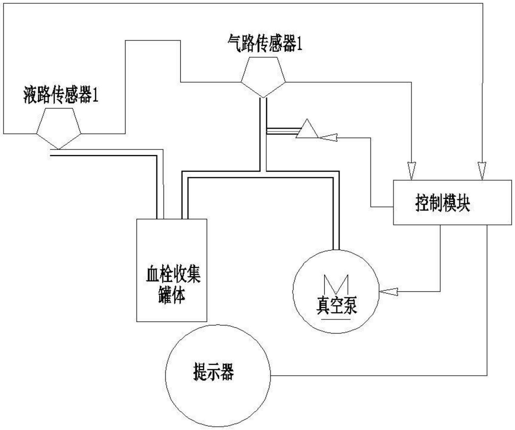 抽吸系统中的提示装置及抽吸系统的制作方法