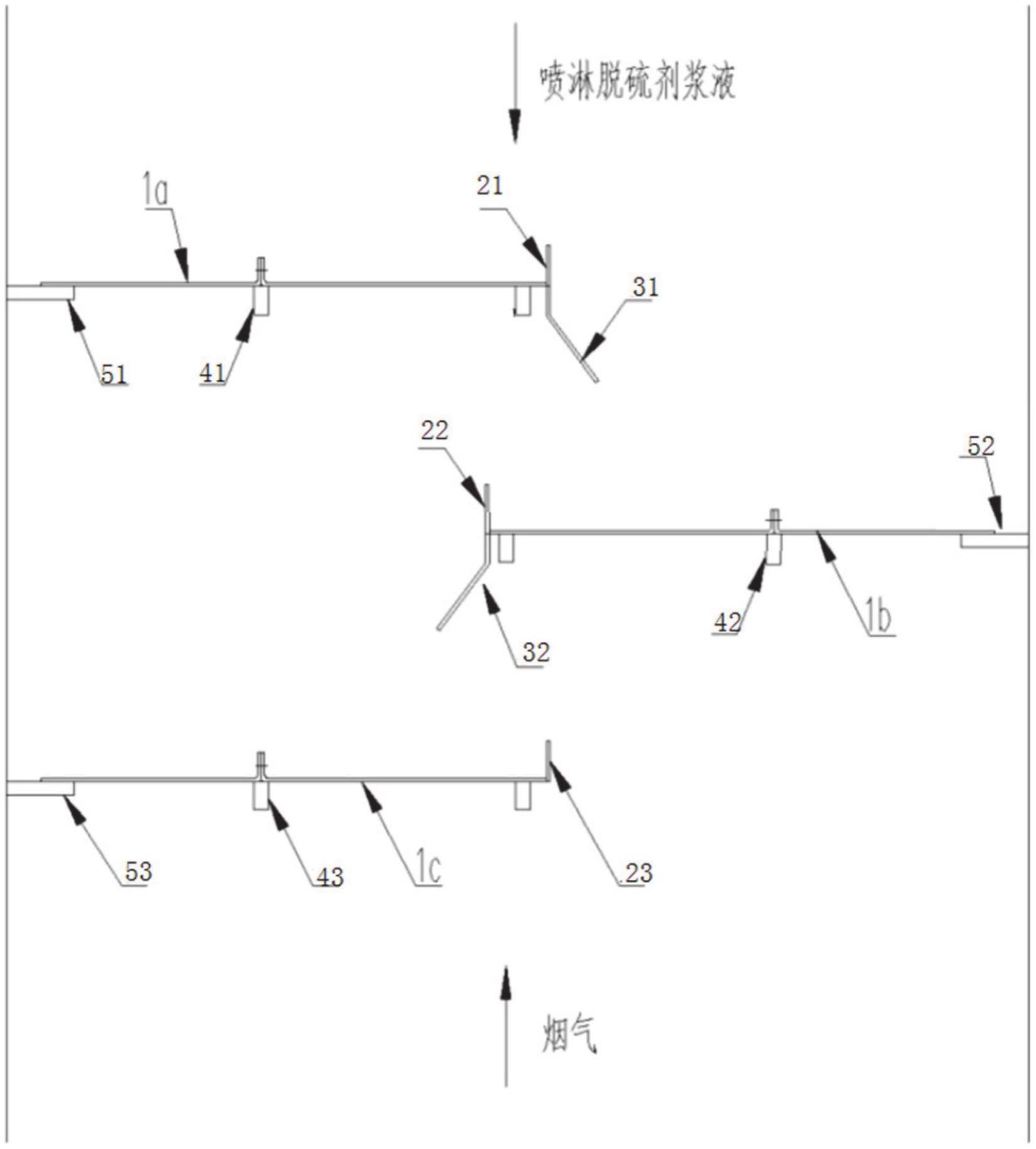 一种石灰石-石膏湿法脱硫用湍流强化系统的制作方法