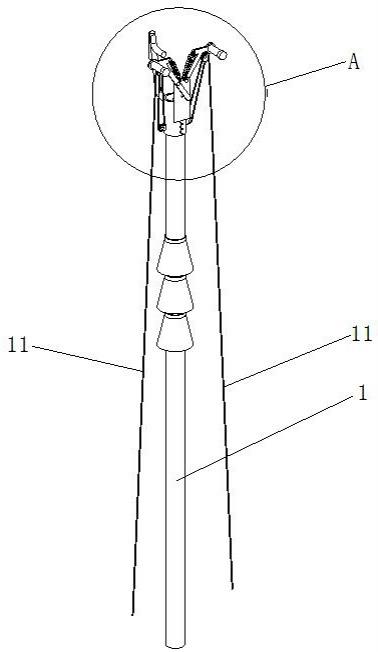 一种快速带电安装鸟窝占位器的装置及方法与流程