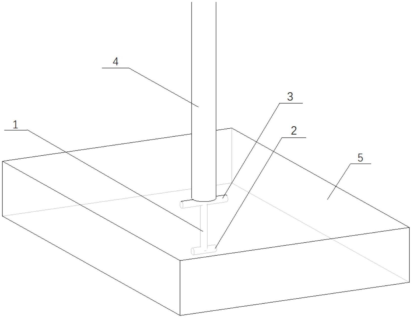 一种置于现浇结构内部的架管支撑装置的制作方法