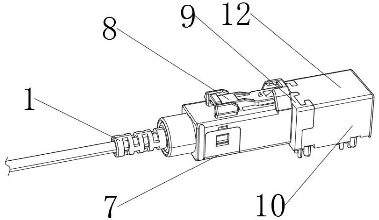 一种用于车用高速光纤单口连接器的制作方法