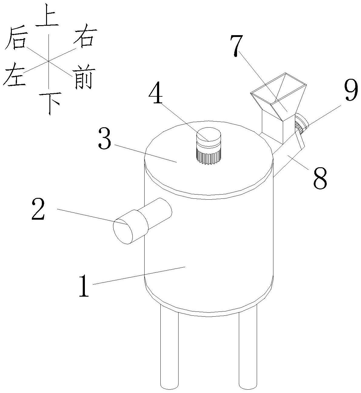 一种具有自动吸尘机构的磨粉机的制作方法