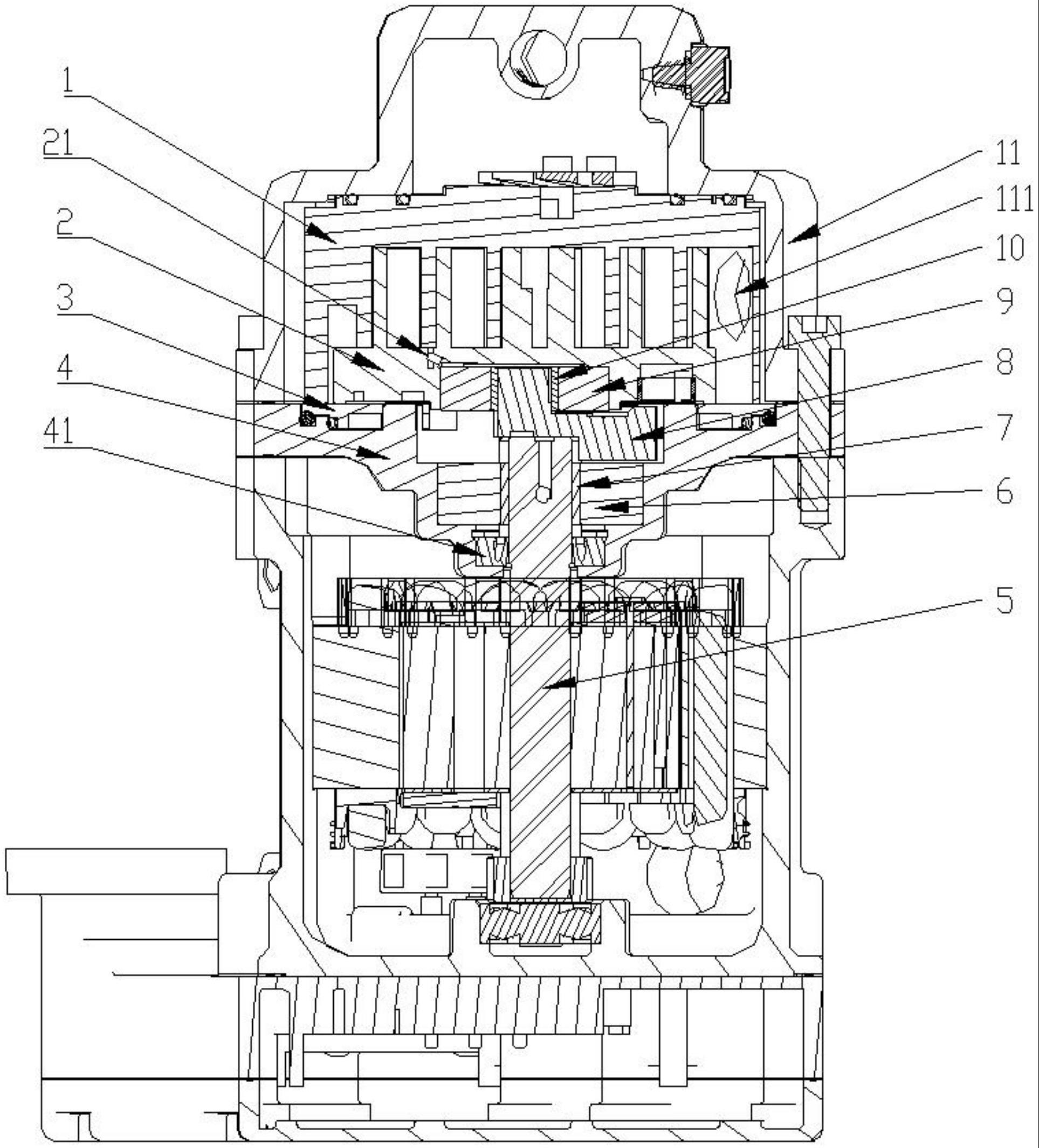 一种具有脉动式滑动轴承润滑机构的涡旋压缩机的制作方法