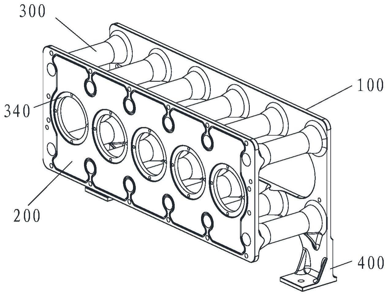 压裂泵间隔架的制作方法