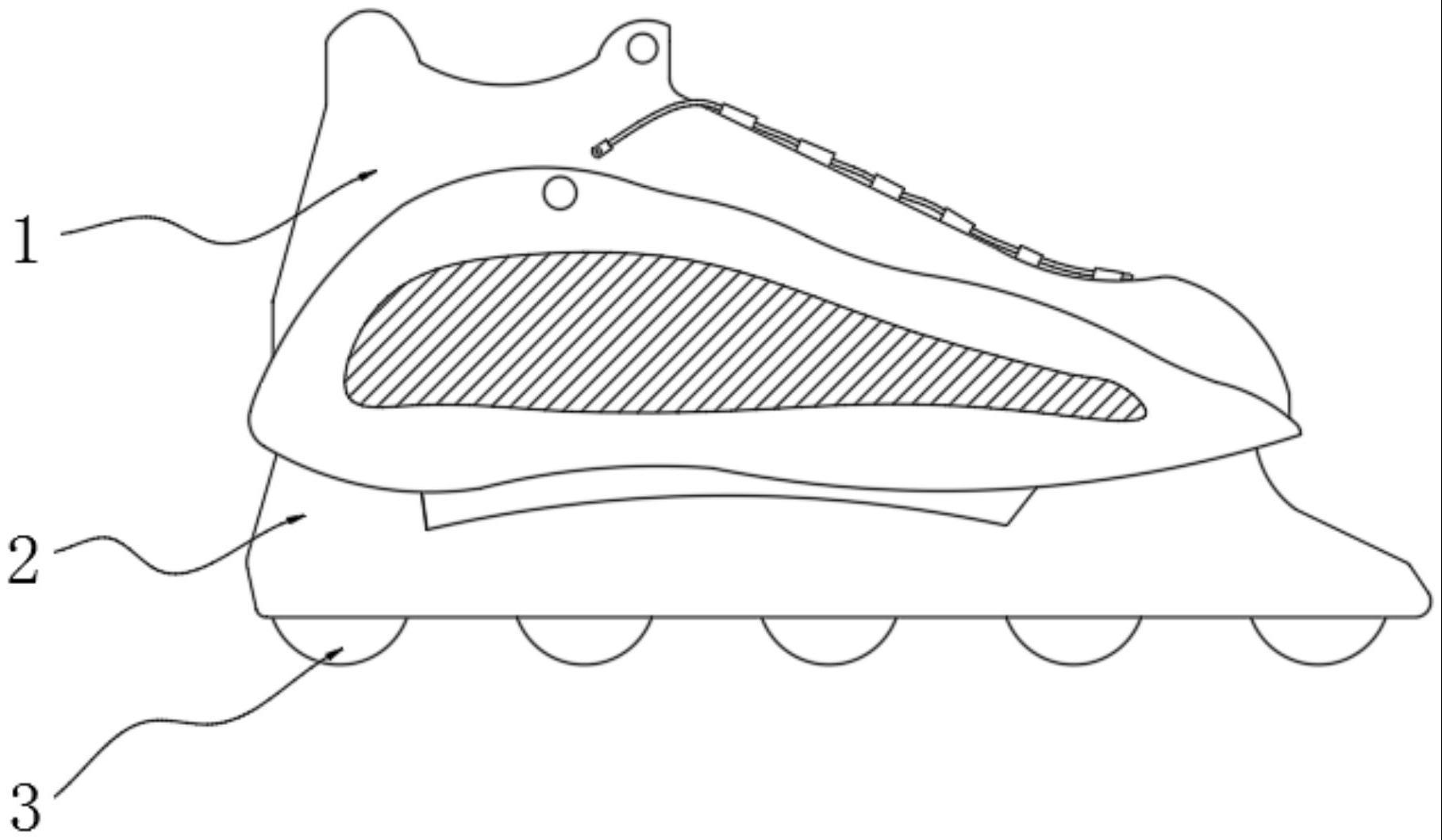 一种伸缩式溜冰鞋滑轮机构的制作方法