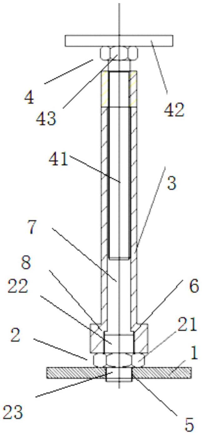 一种大型空压机试车过程中冷却器水盖的安装工具的制作方法