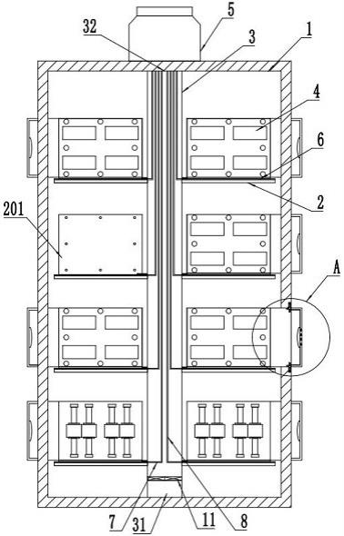 一种变流器模块安装架及其工作方法与流程