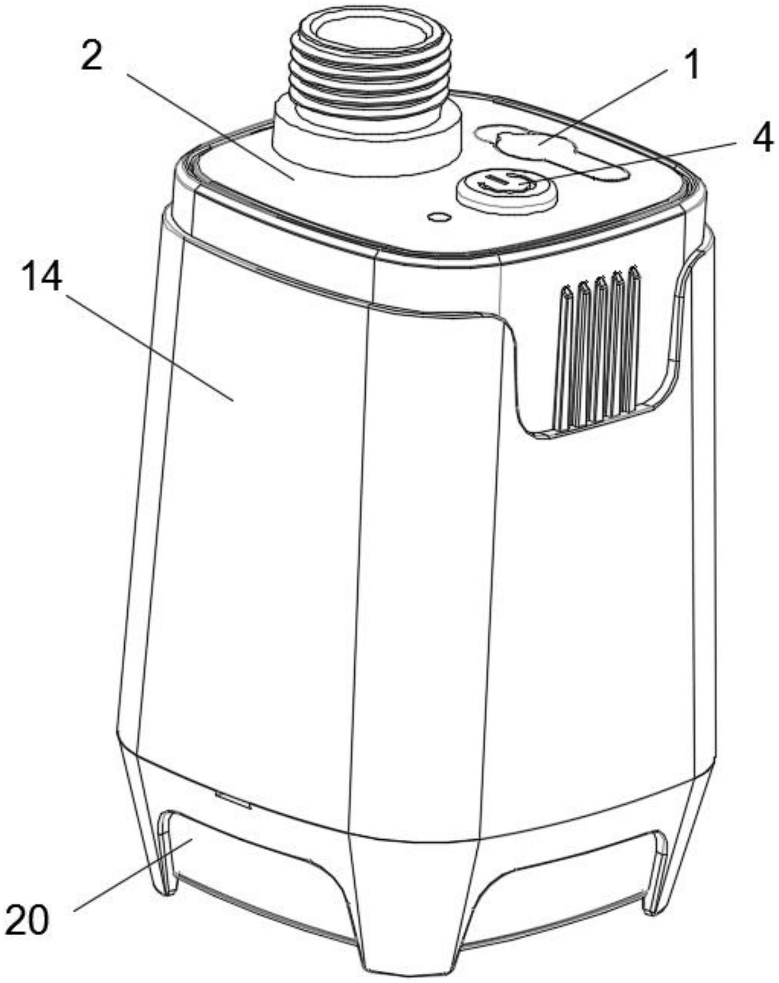 一种电动户外淋浴器的制作方法