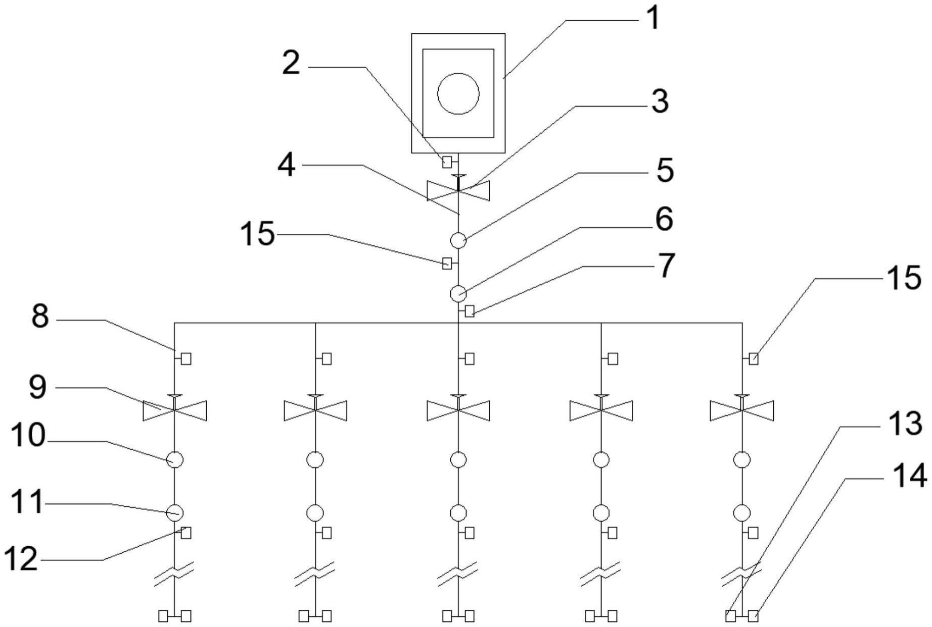 一种回采工作面采空区防灭火注氮泄漏量测定装置的制作方法