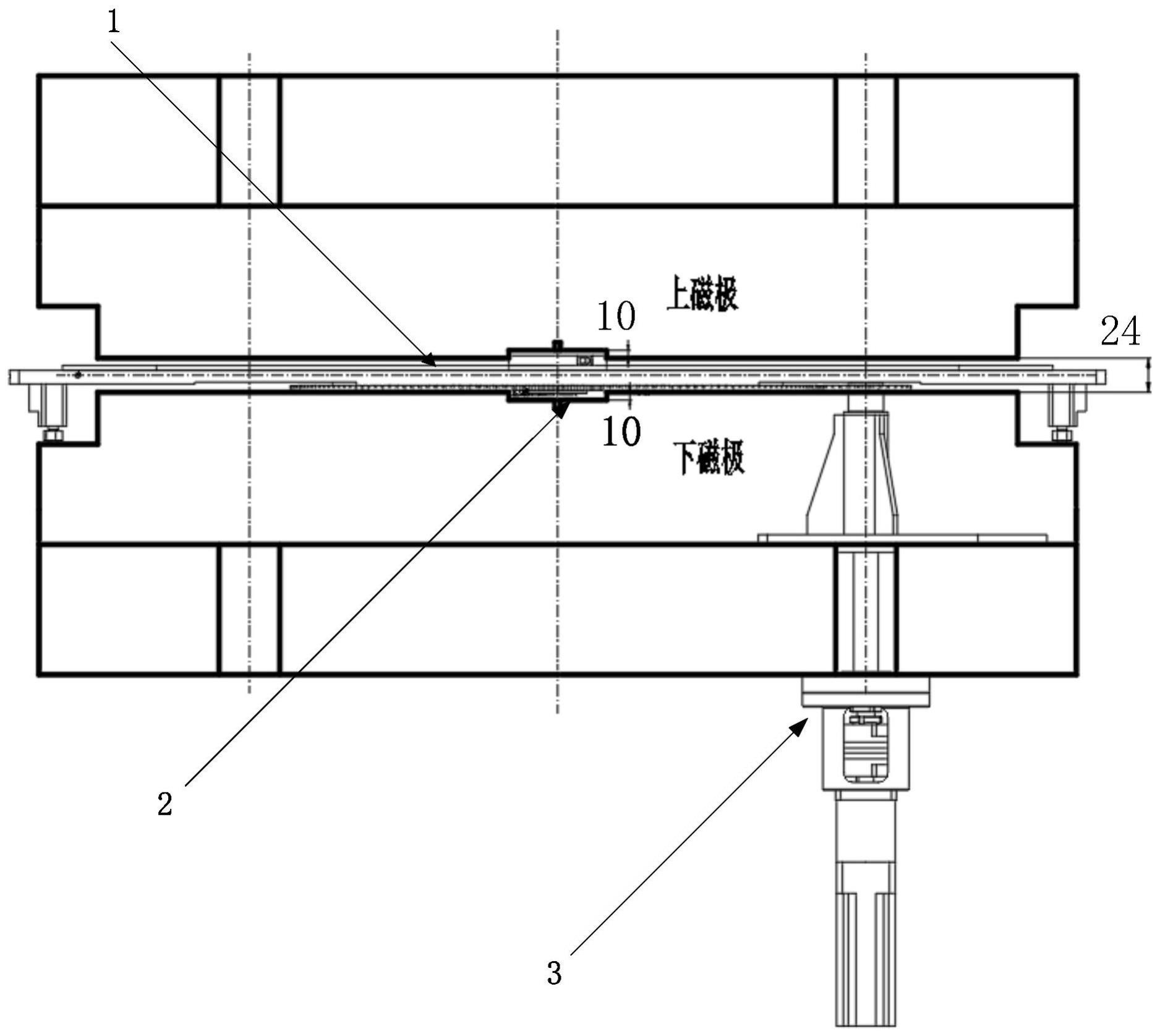 一种无中心孔桌面型回旋加速器磁场测量装置的制作方法