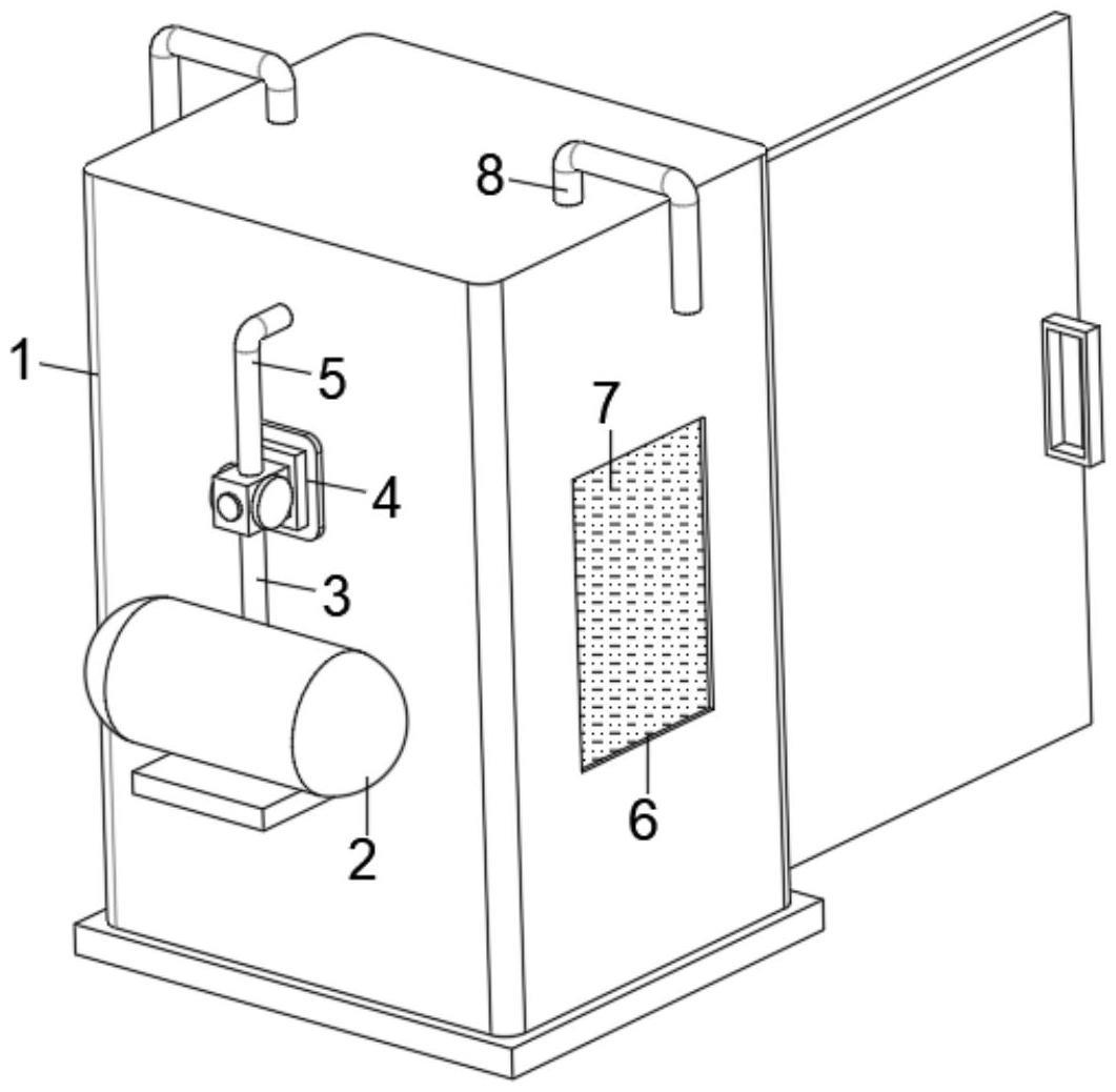 一种配备干粉盒组件的高压配电柜的制作方法