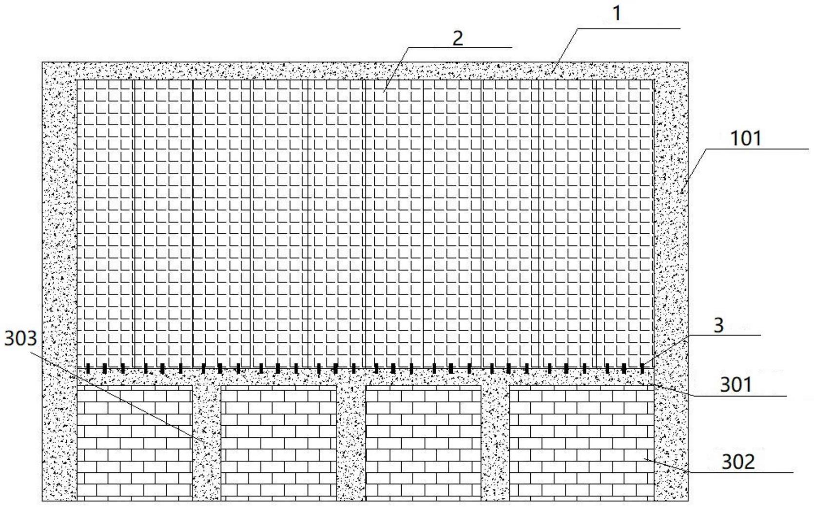 一种超高ALC墙板与砖砌体复合隔墙结构的制作方法
