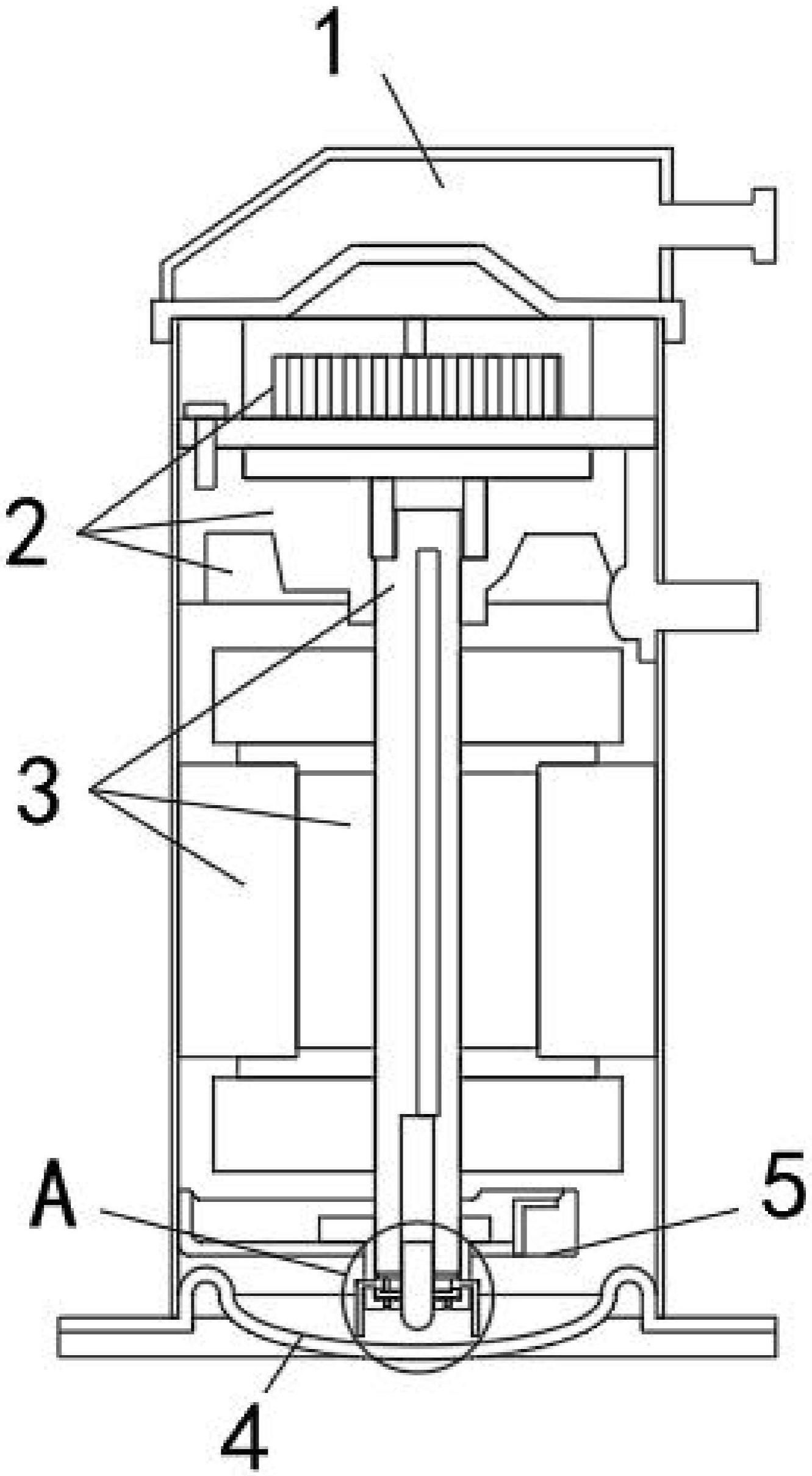 一种推力板结构以及具有推力板结构的涡旋气泵