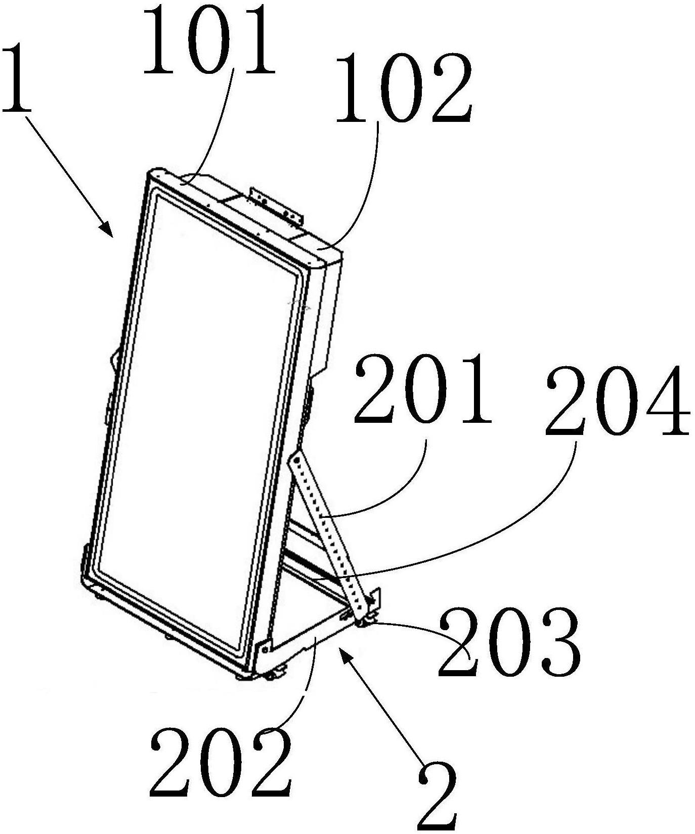 一种一体可移动式智能公交显示站牌的制作方法