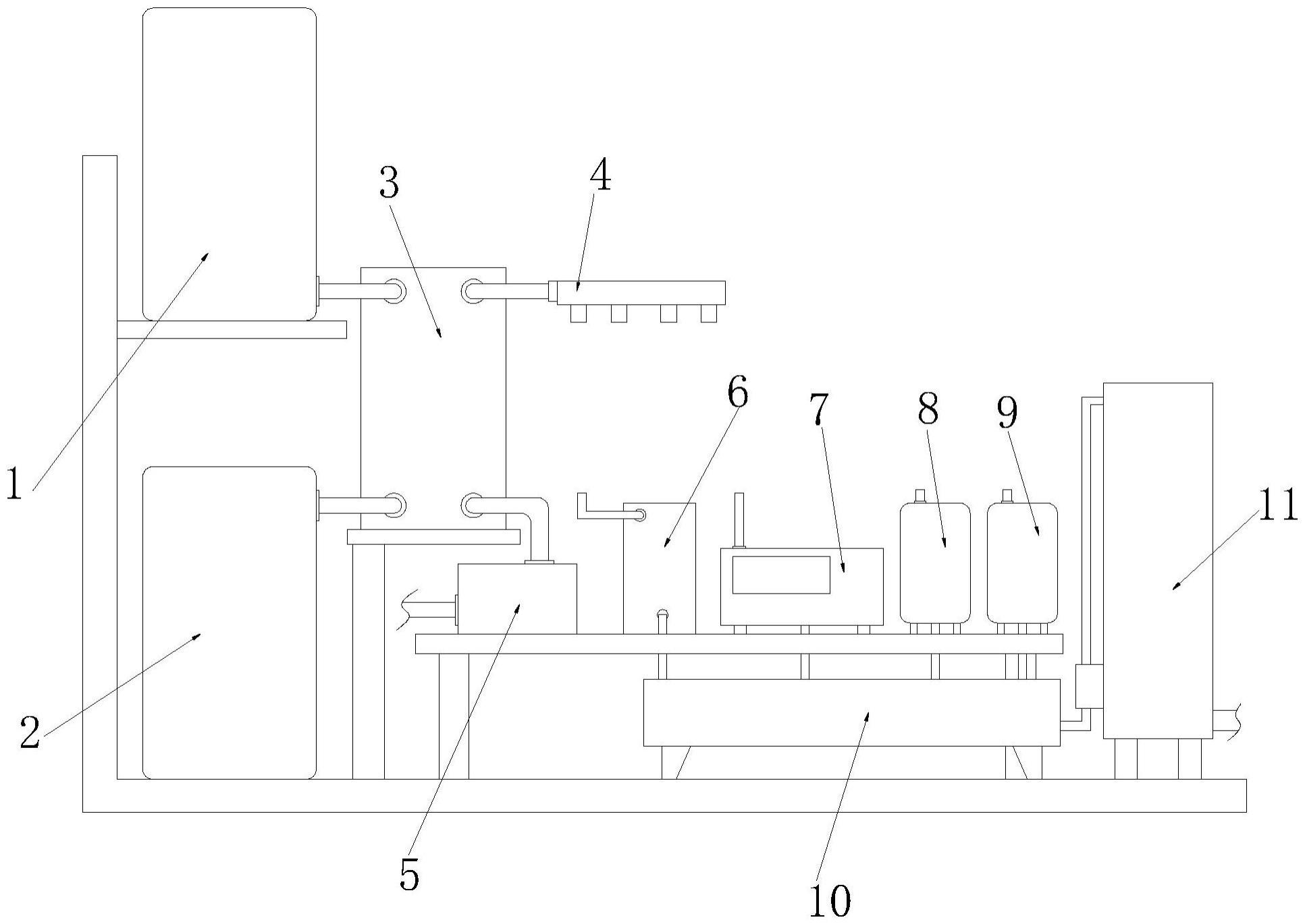 一种电解液热交换器高温冷却水循环使用系统的制作方法