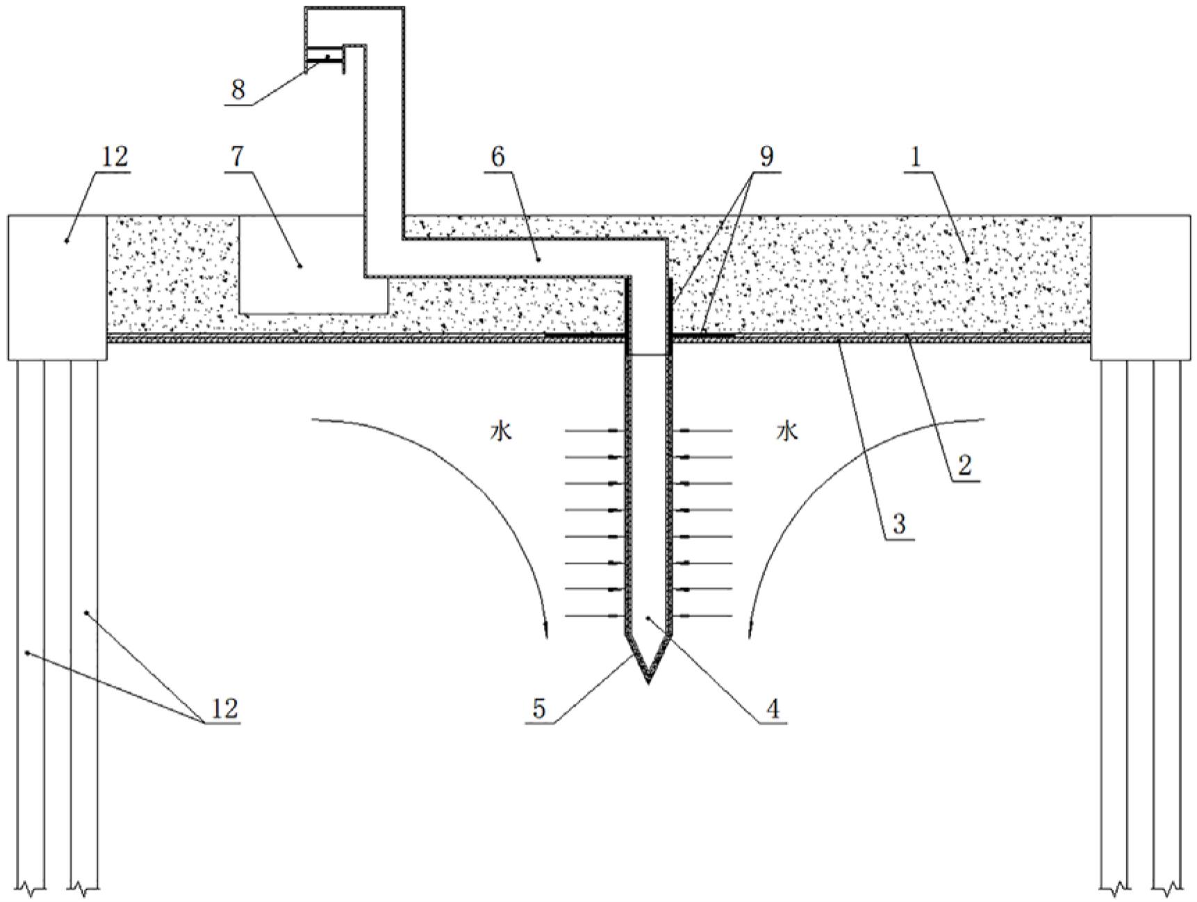 一种用于地下室防水板的泄压系统的制作方法