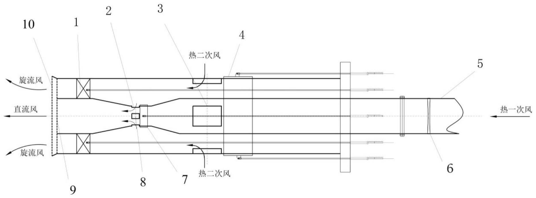 一种一次风引射型燃尽风燃烧器的制作方法