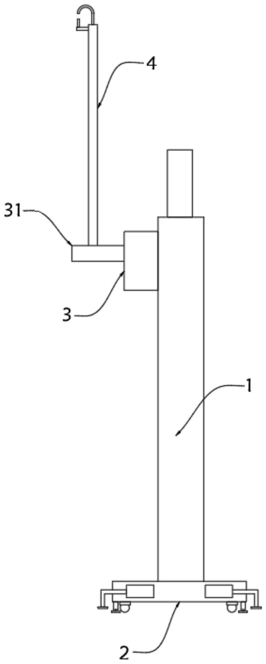 一种免登高装设接地线电动式伸缩升降平台的制作方法