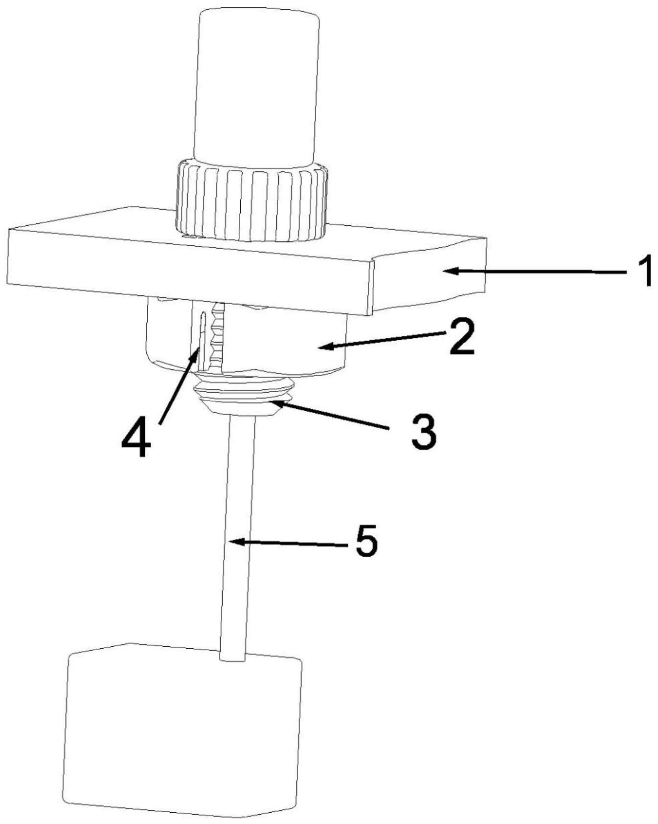 一种过线螺栓螺母结构的制作方法