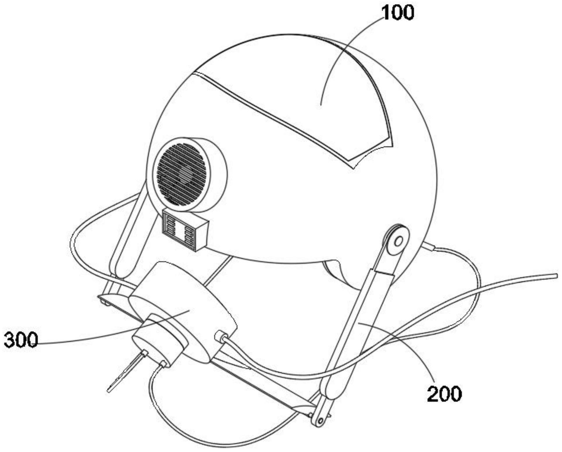 一种火场救援安全头盔的制作方法