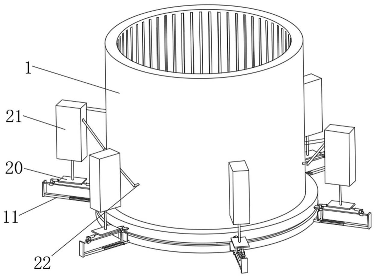 一种工业窑炉用高温循环风机装置的制作方法