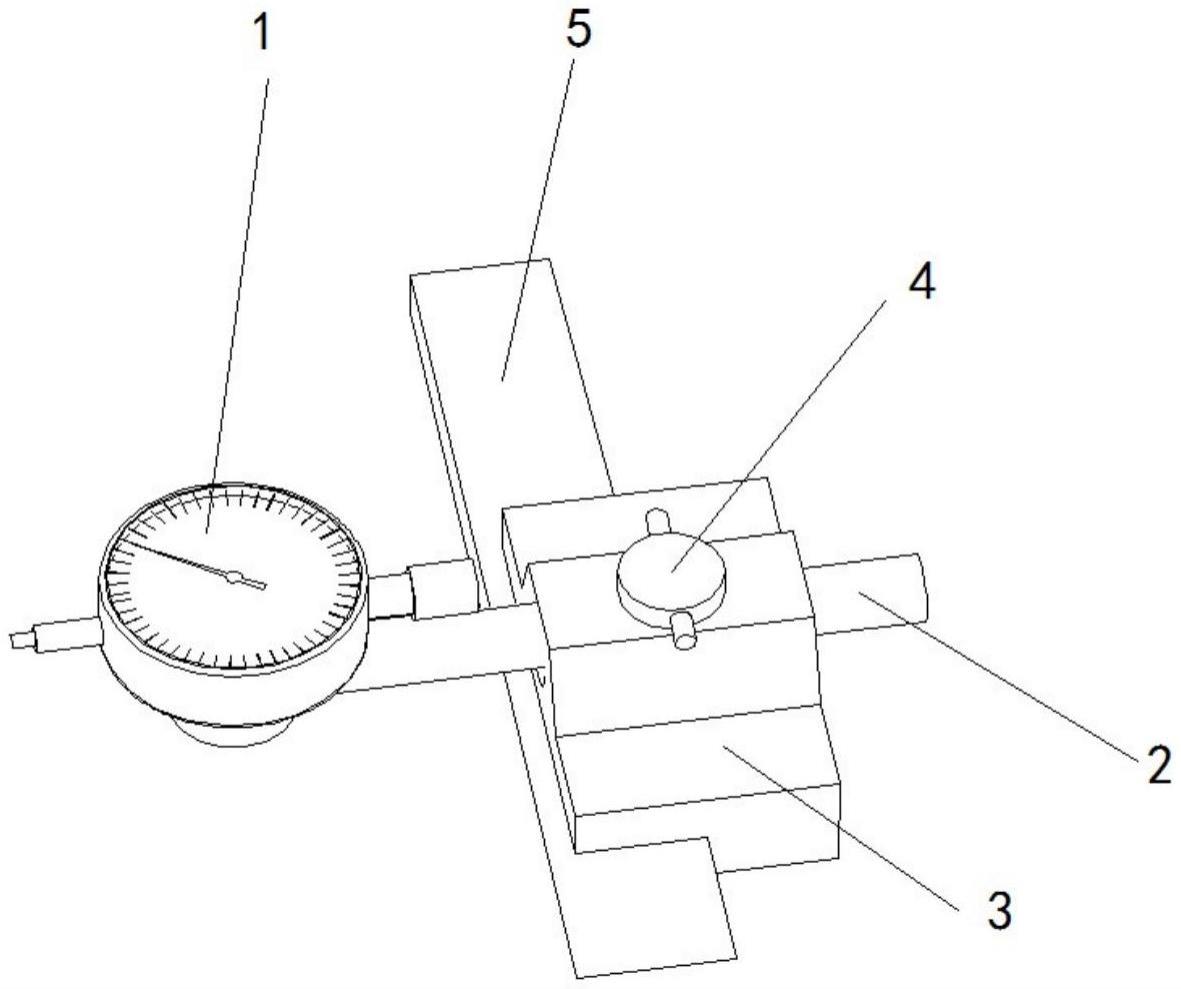 内孔双键槽对称度的测量装置的制作方法