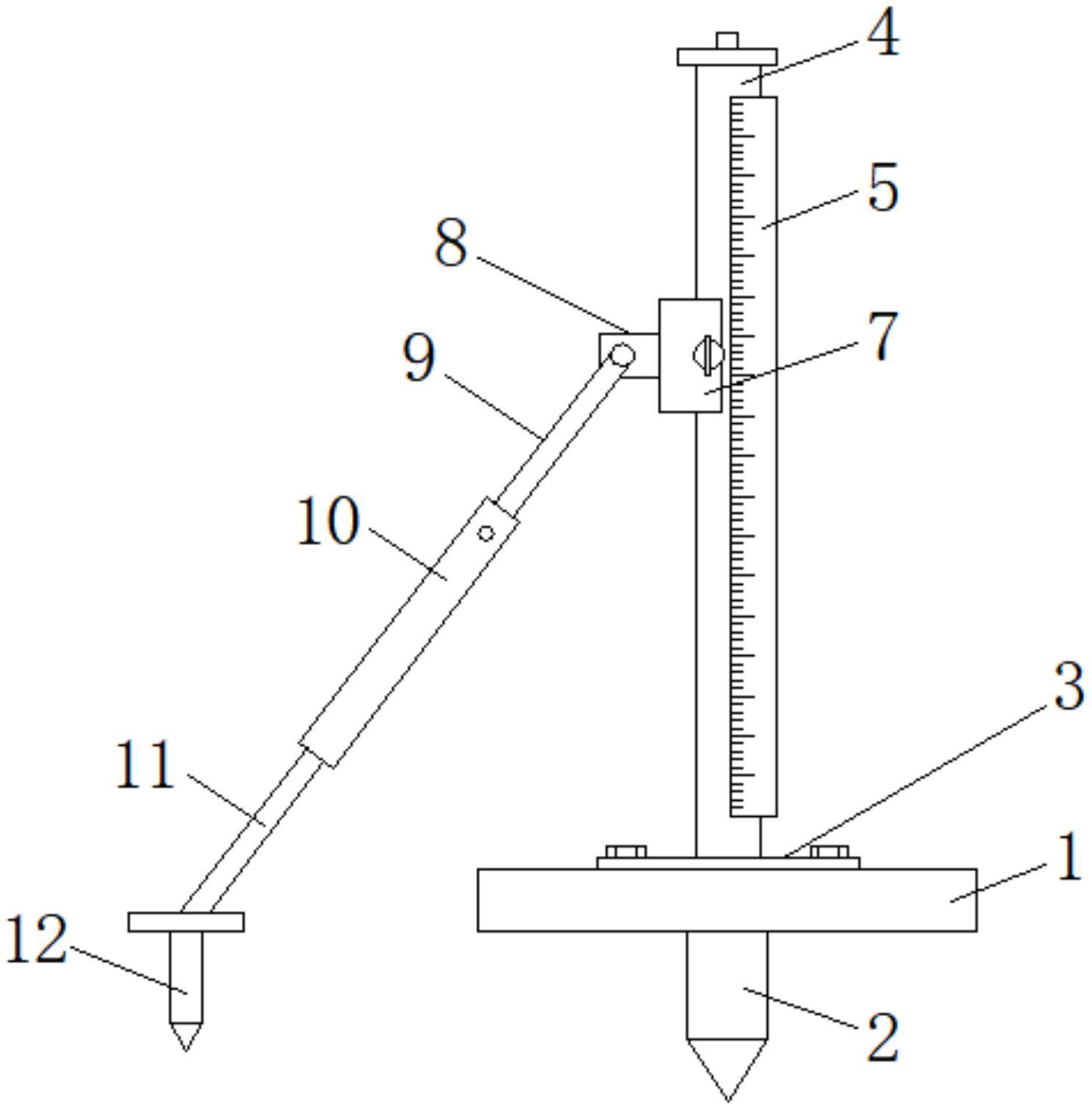 一种建筑工程管理用现场标杆的制作方法