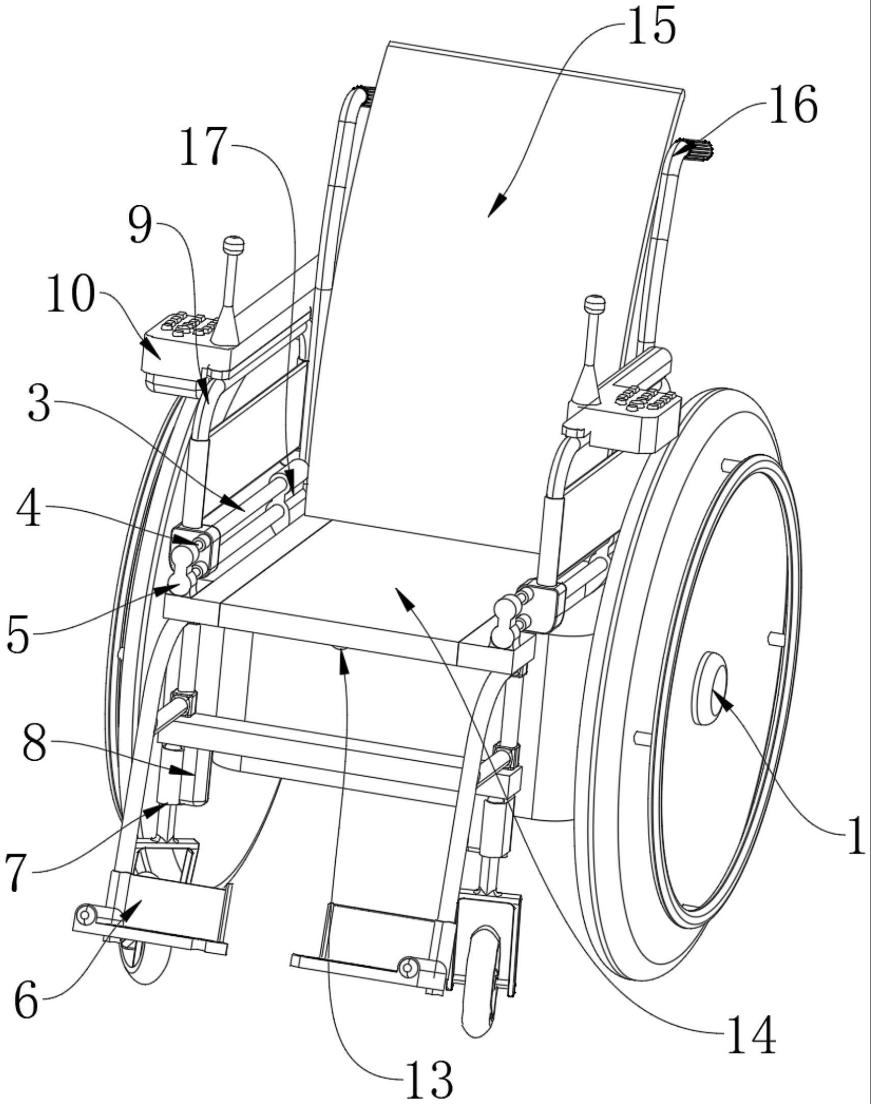 一种带有报警功能的轮椅的制作方法