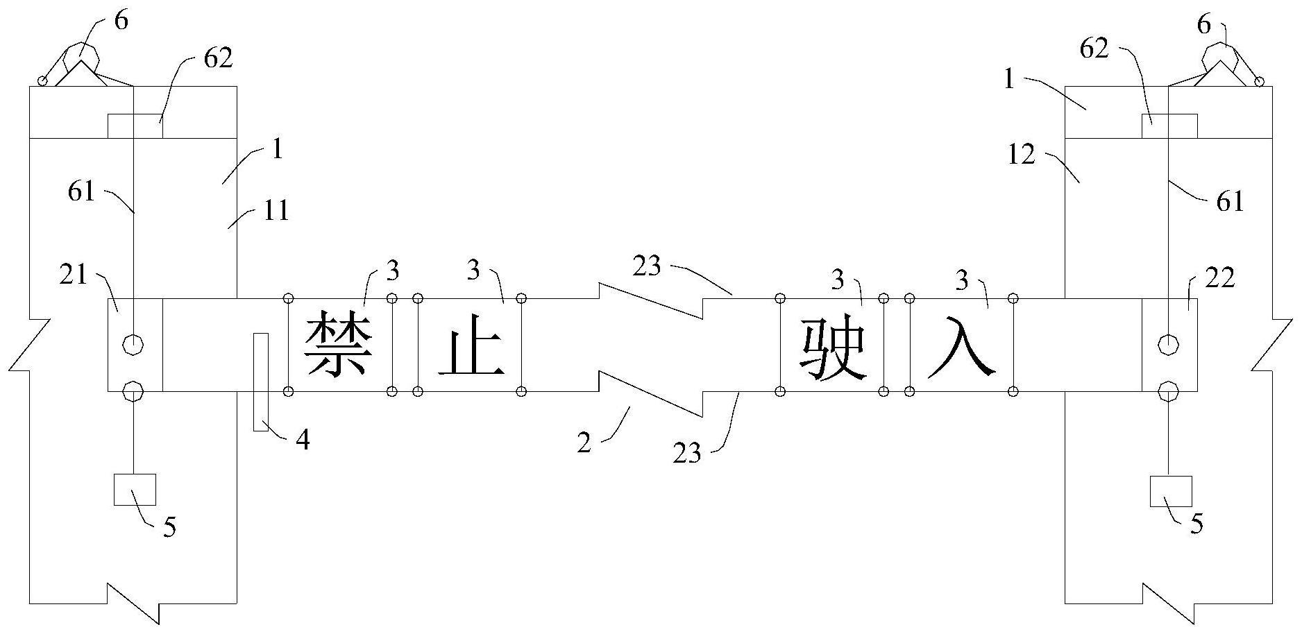 水电站禁航区警示装置以及安装方法与流程