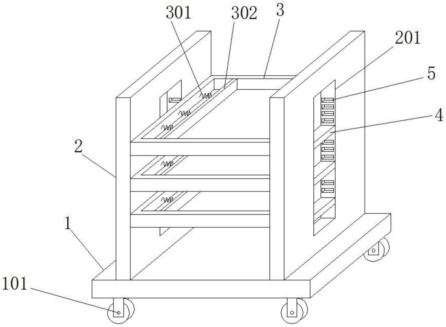 一种建筑构件码放机构的制作方法