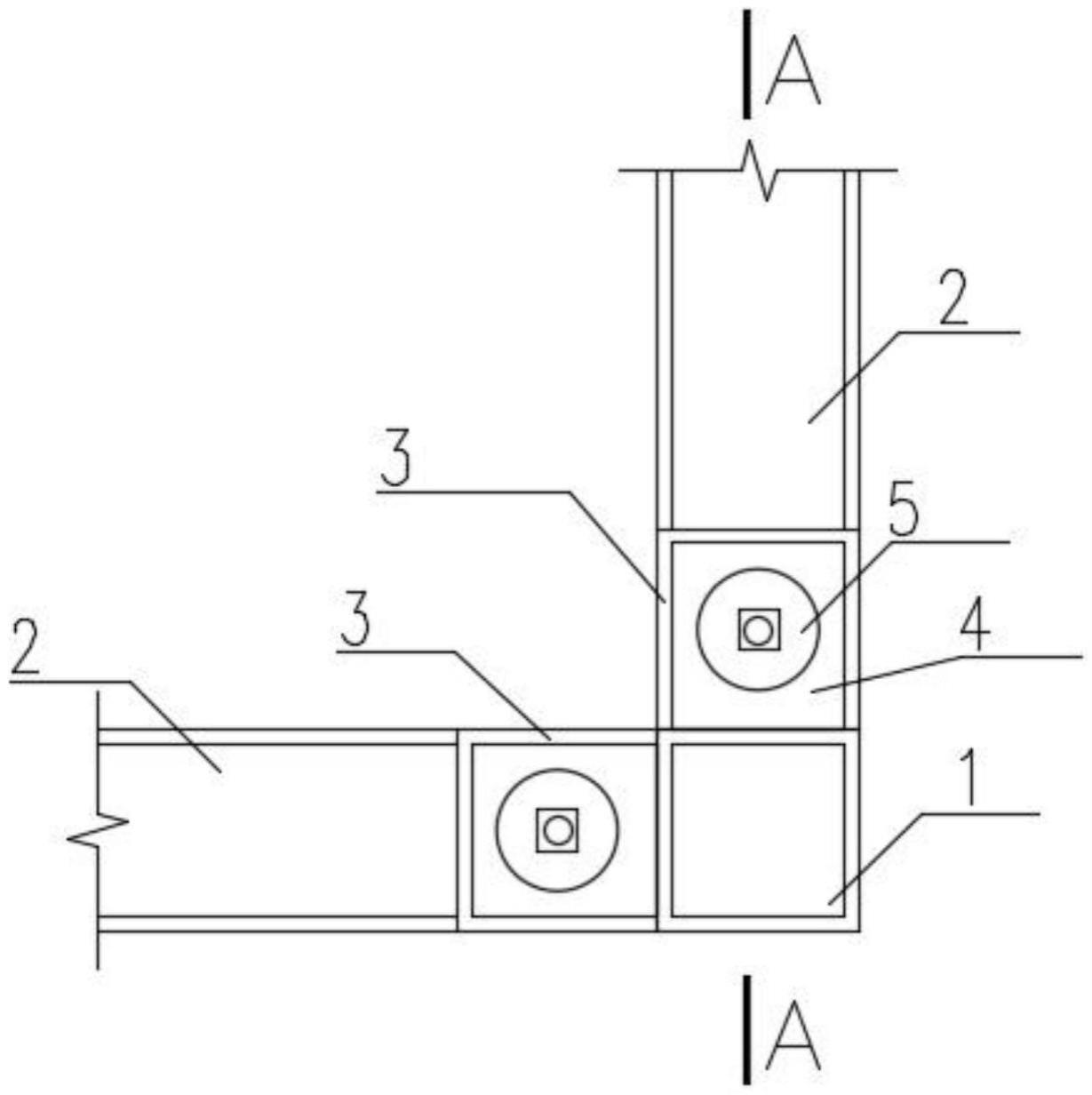 一种用于模块建筑连接的节点盒连接节点的制作方法