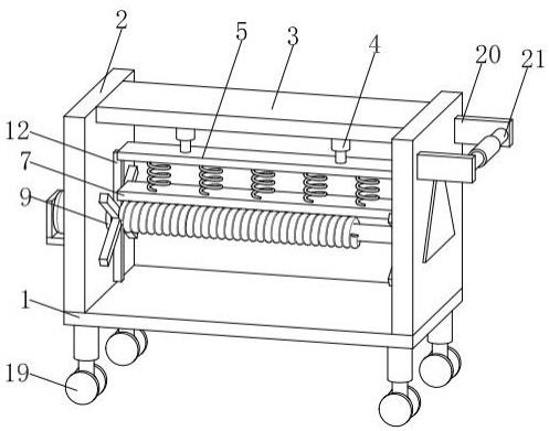 一种建筑修建用电线收卷机构的制作方法