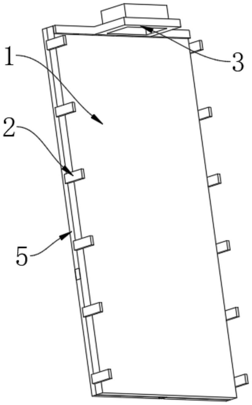 一种冷藏风道盖板结构的制作方法