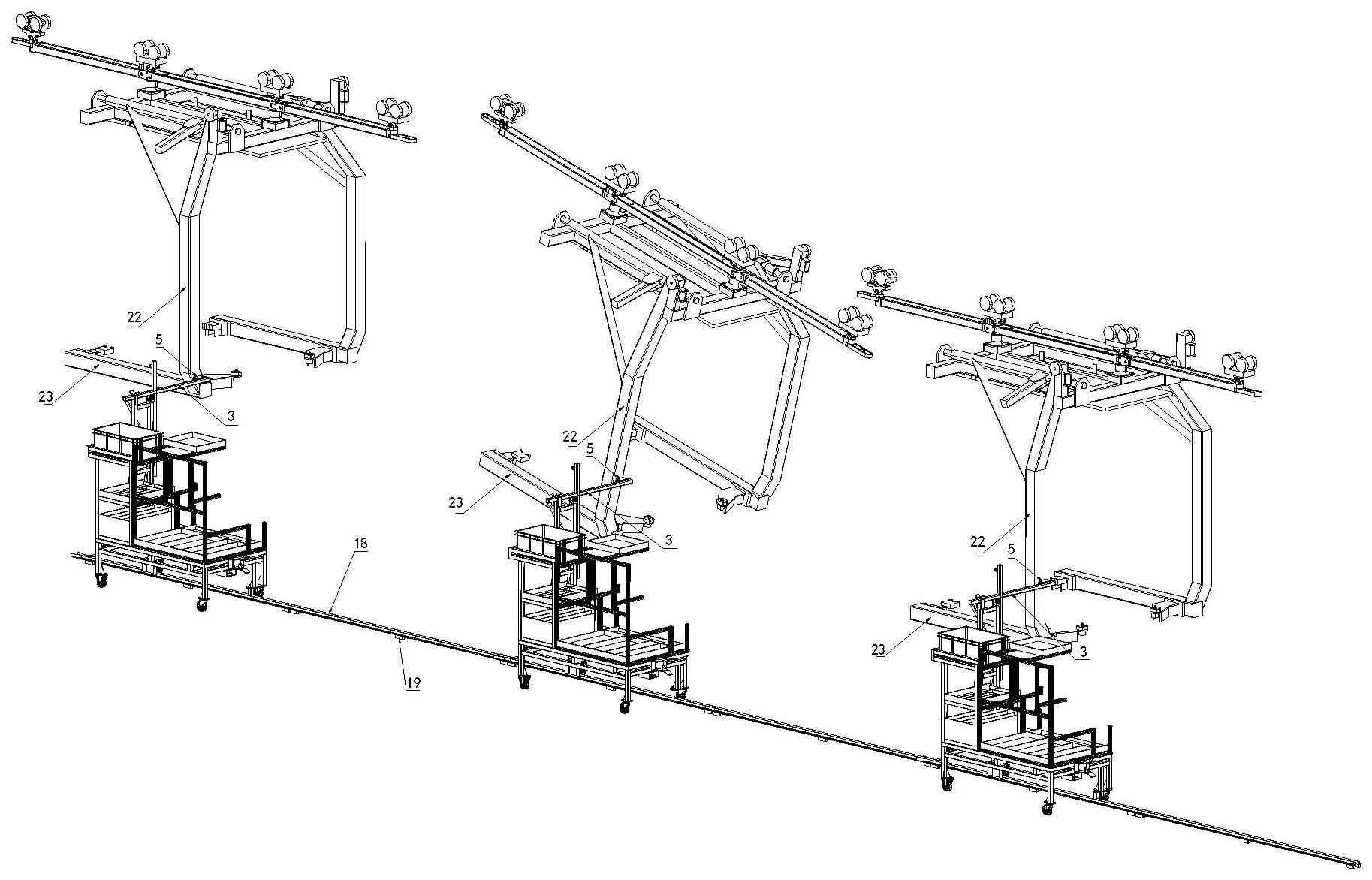 用于多维吊具形态的无动力随行料车的制作方法