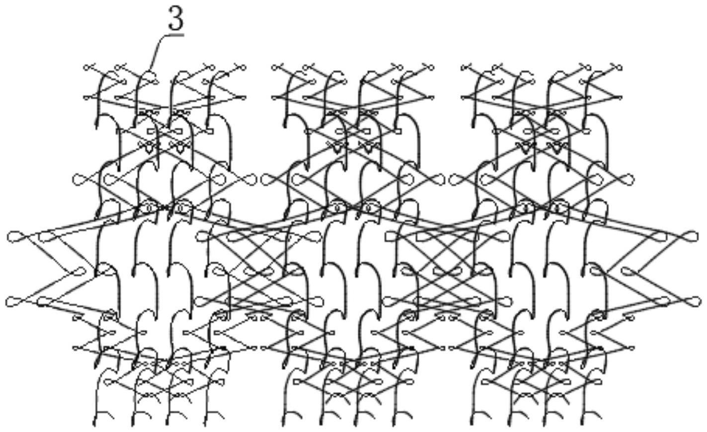 一种高透气性的躺椅用网纱结构的制作方法