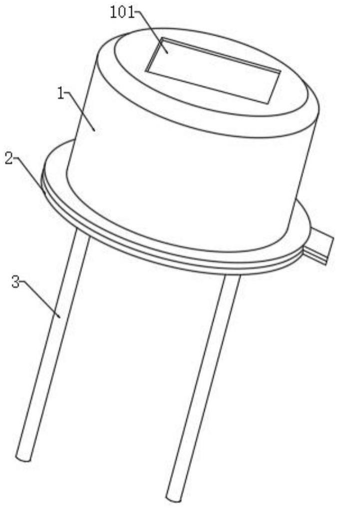 一种抗冲击热释电传感器的制作方法