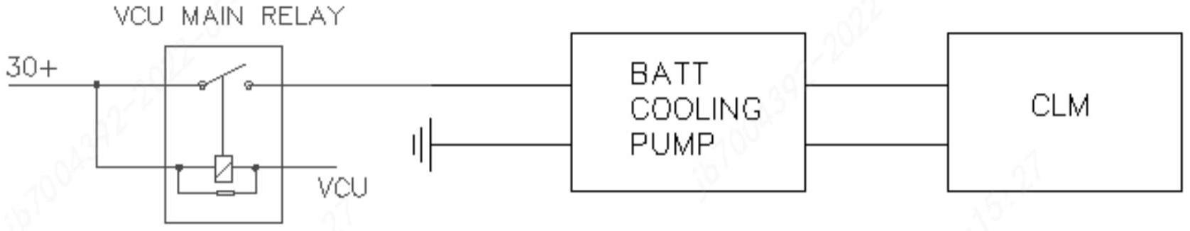 一种PHEV车型动力电池冷却水泵电源电路的制作方法