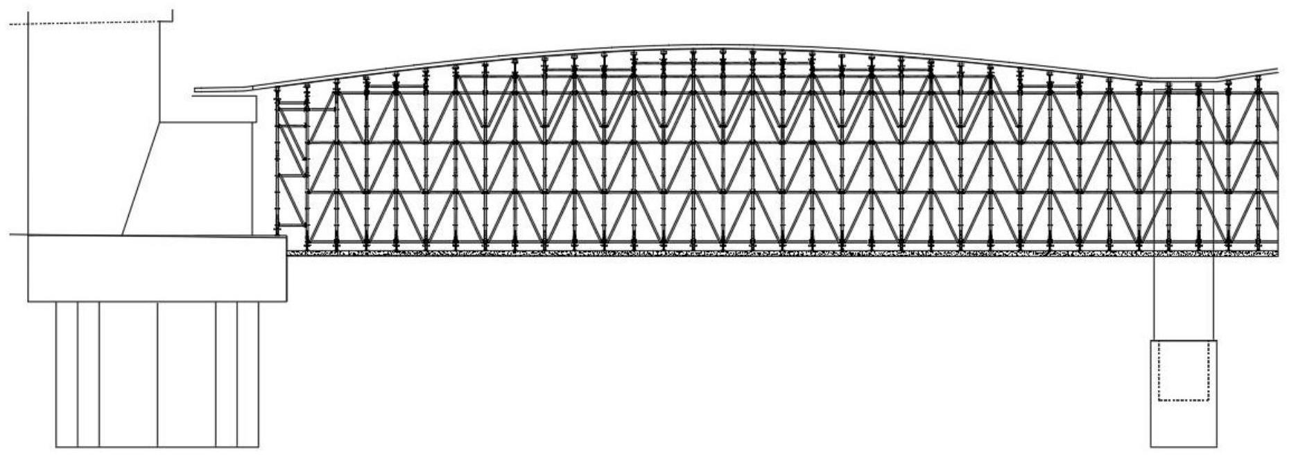 拱形桥底板成型施工方法与流程