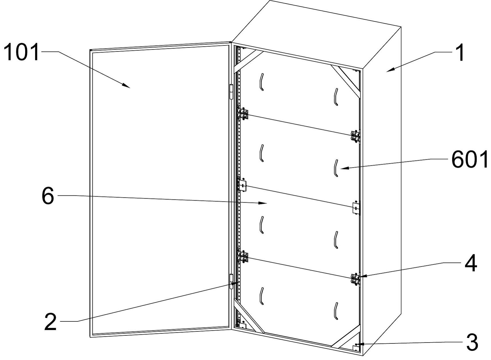 易拆装的低压电力安全防护盘柜的制作方法