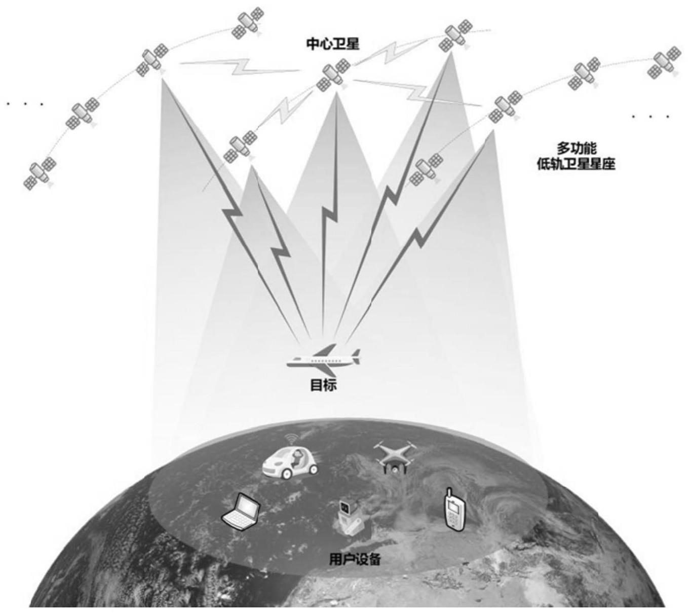 一种基于多星协作的信息通信和位置感知一体化设计方法