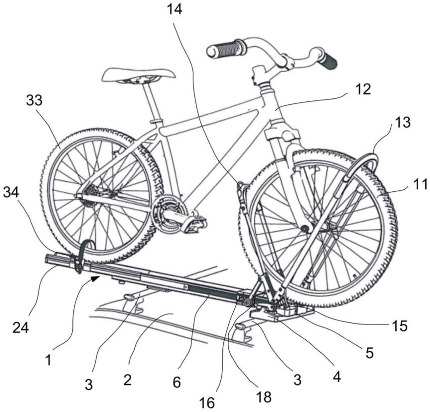 可折叠自行车托架的制作方法