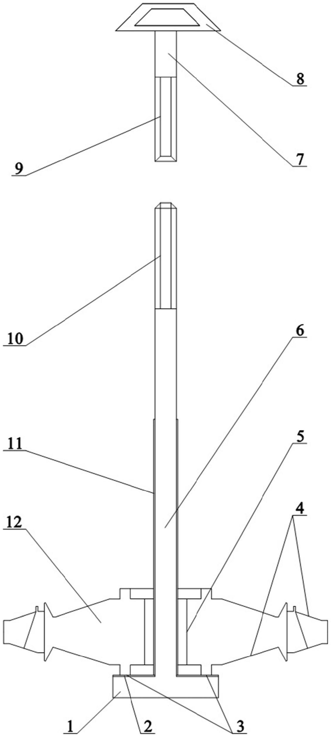 一种航空发动机盘式零件渗透检测用提拉工具的制作方法