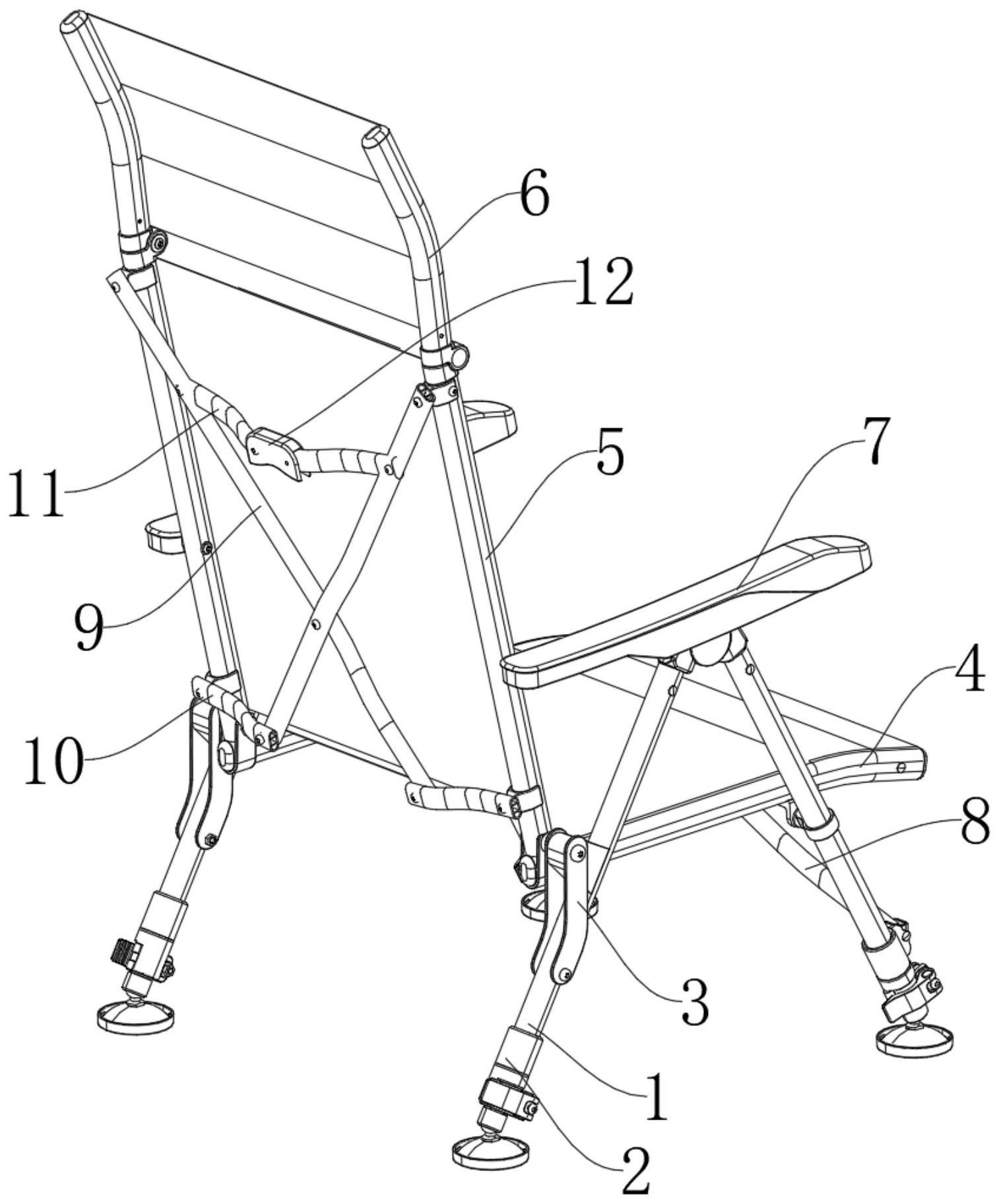 一种全折叠休闲钓椅的制作方法