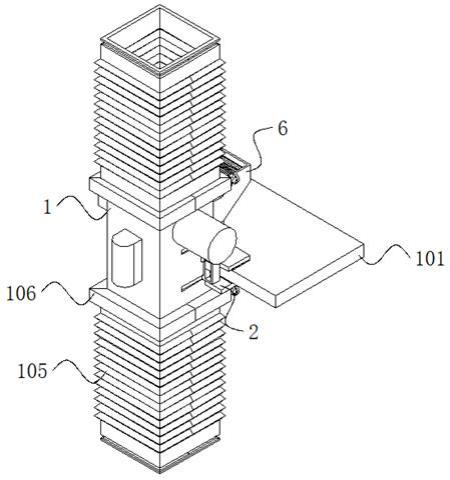 高层房屋建筑施工用废料转运装置的制作方法